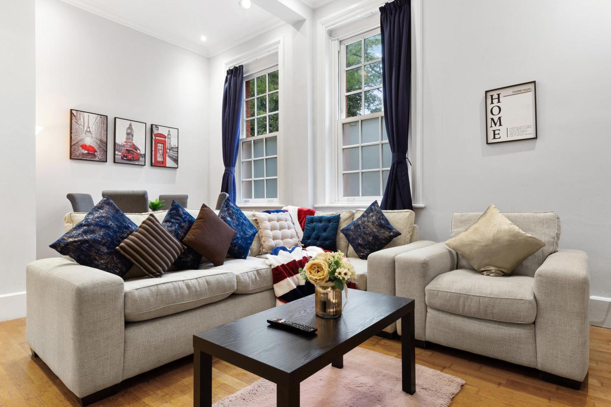 Apartamento 3br Apartment-regents Park-baker Street-lords Cricket Ground Mb1 Londres