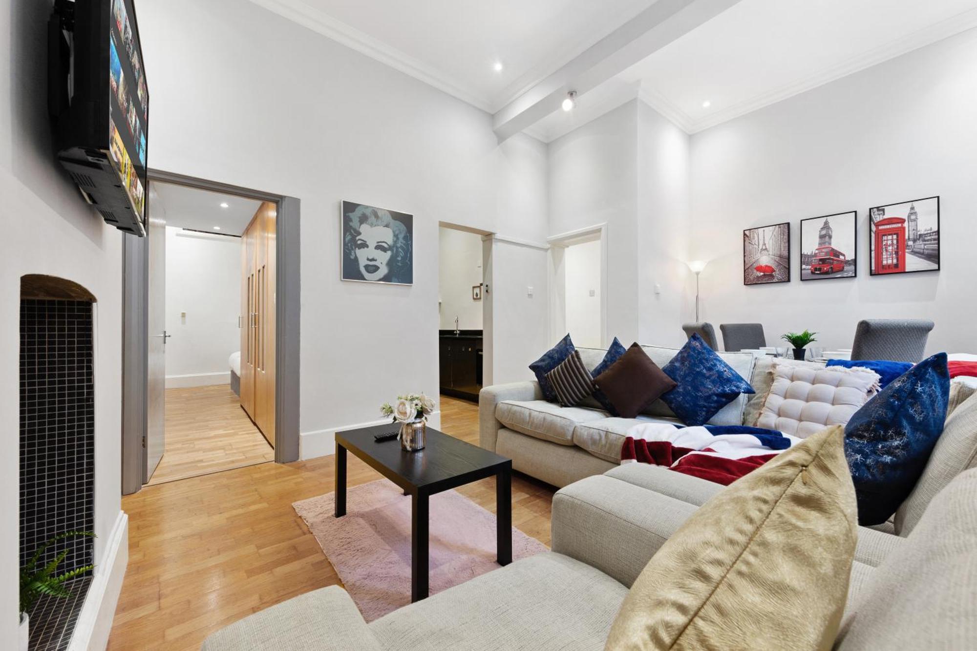 Apartamento 3br Apartment-regents Park-baker Street-lords Cricket Ground Mb1 Londres